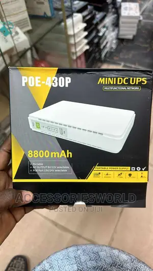 DC Mini UPS With Poe Port Poe-430p