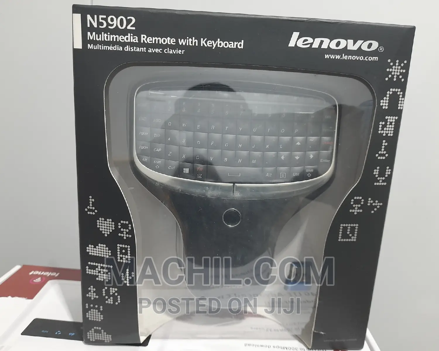 Multimedia Remote With Keyboard