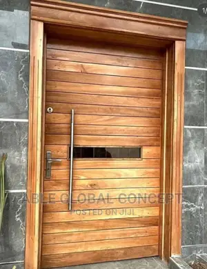 Mohagany Solid Wooden Security Doors