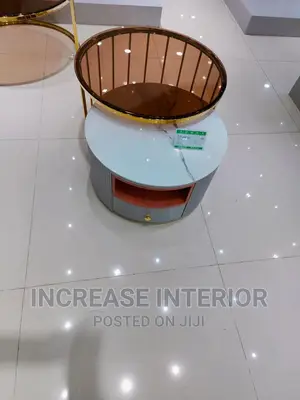 Marble Center Table With Drawer