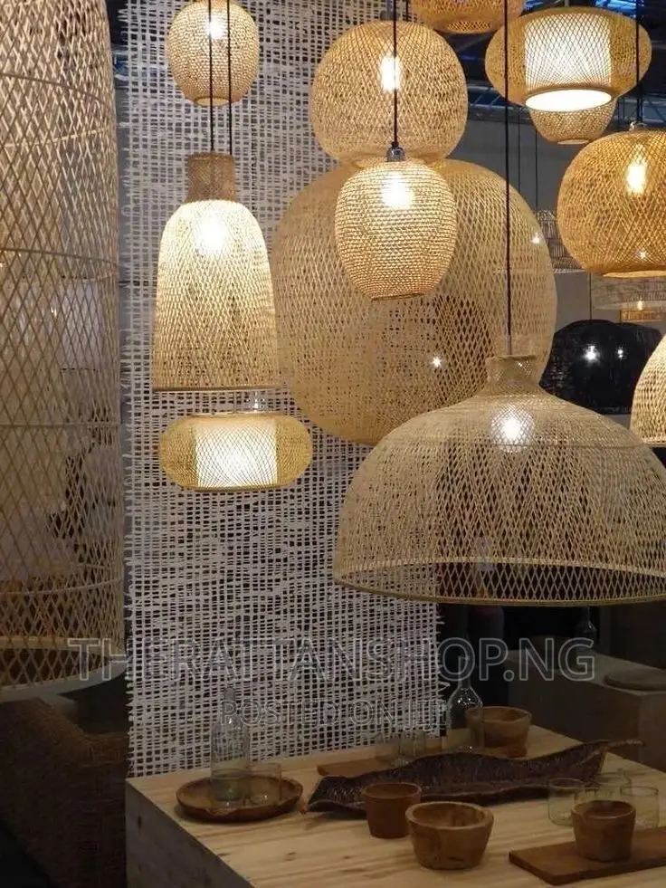 Raffia Lamp Shades