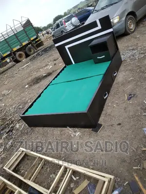 Bed Frame 4.5 by 6 1 Bed Side 2 Drawers Attach