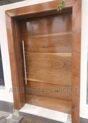 Pure Iron Wood Mohagany Security Doors