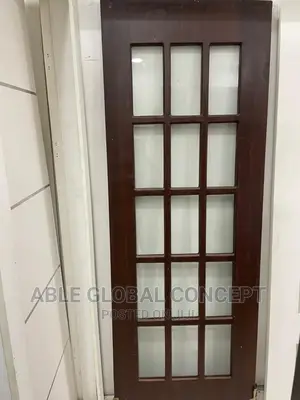 Unique Kitchen and Dining Demarcation Door