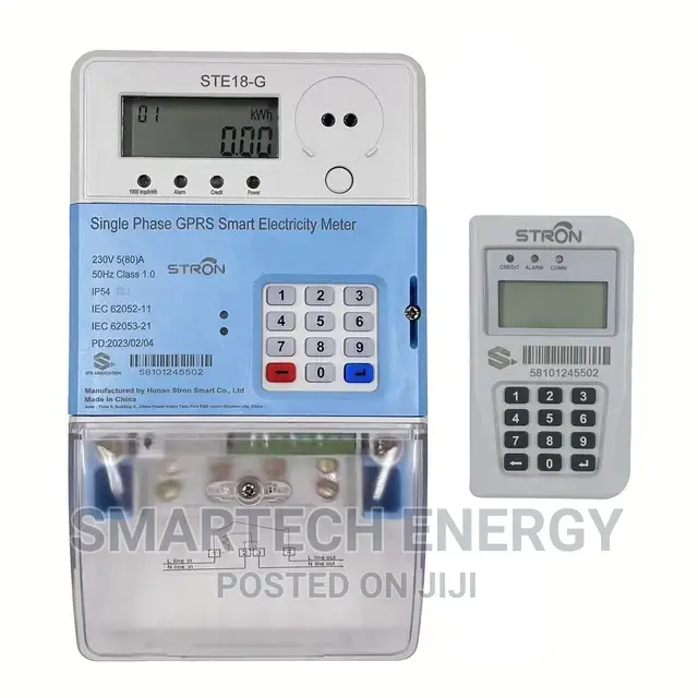 Single Phase Prepaid Meter GPRS Remote With Ciu/Ste18-G