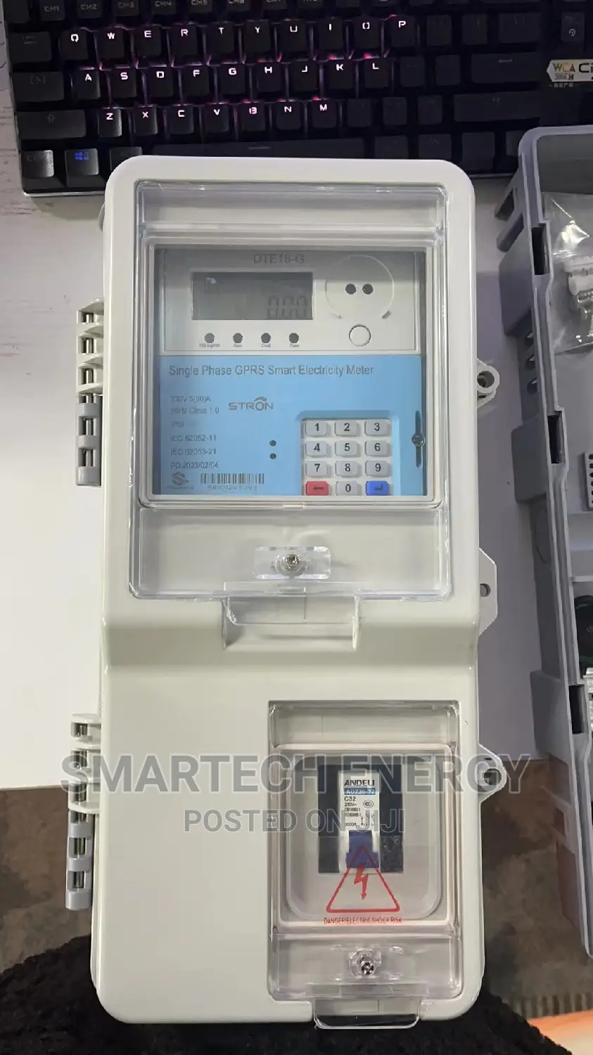 Single Phase Prepaid Meter GPRS Remote With Ciu/Ste18-G