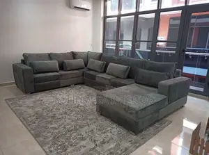 Solid Interior 7 Seater L Sofa