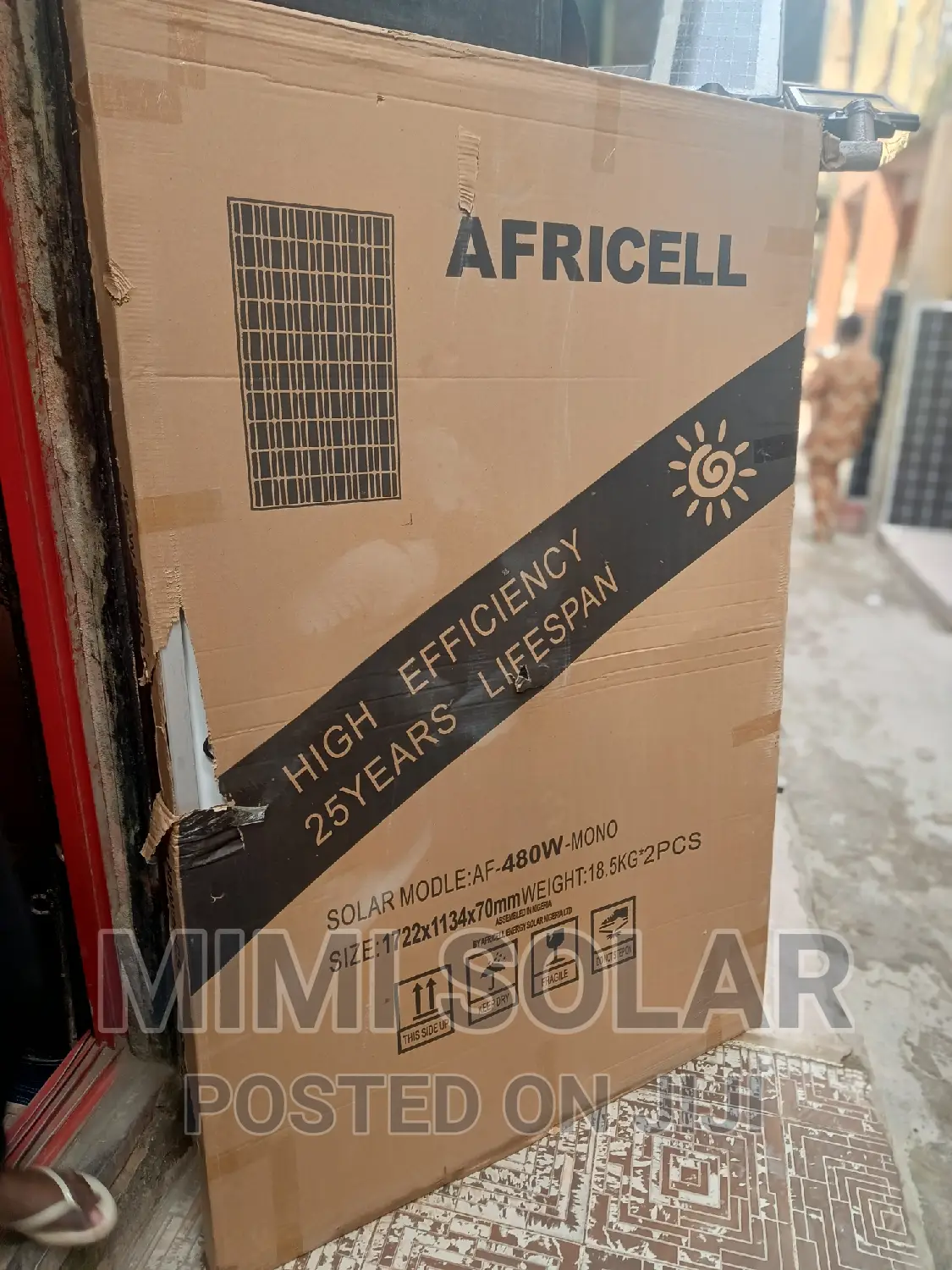 480 Watts Africell Solar Panels