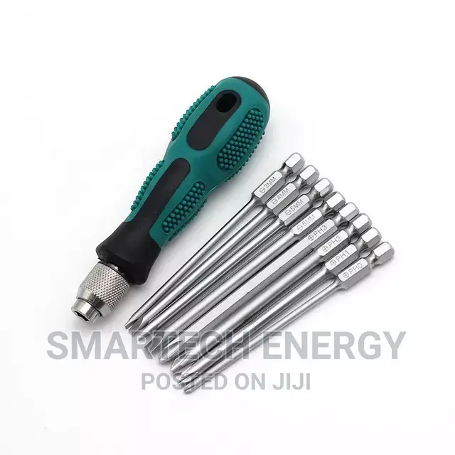 8 in 1 Changeable Chrome Magnetic Screwdriver Sets/Bits/Tip