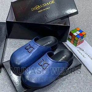 Italian Leather Deudage Mule