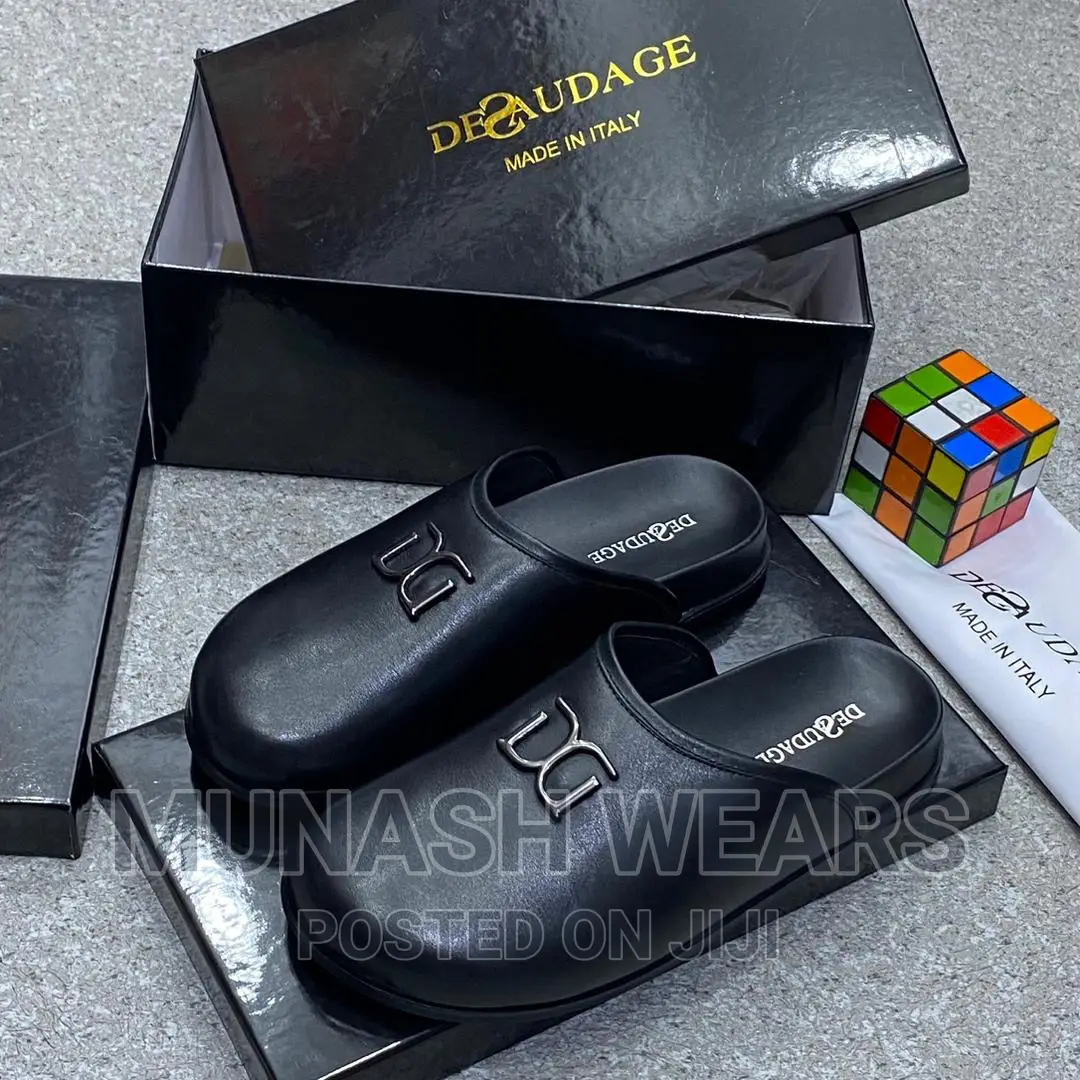 Italian Leather Deudage Mule