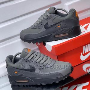 nike air max 90 gray and orange