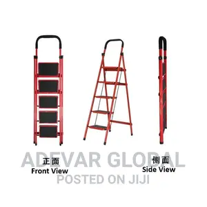 Multipurpose 5 Steps Foldable Steel Ladder