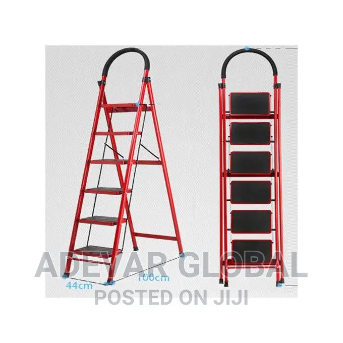 Multipurpose 6 Step Foldable Steel Ladder (Home Office)