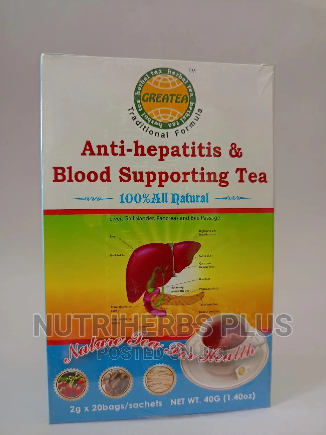 Anti- Hepatitis and Blood Supporting Tea: 20bags