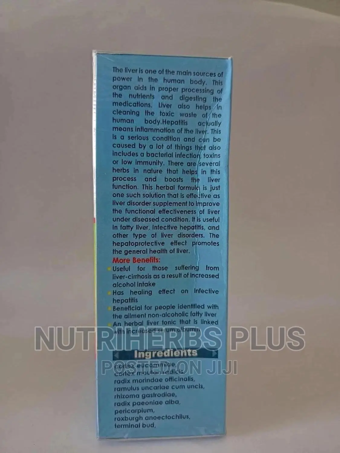 Anti- Hepatitis and Blood Supporting Tea: 20bags