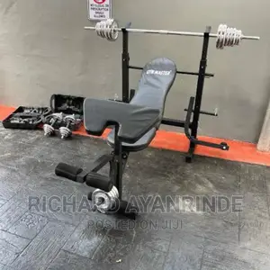 Commercial Weight Bench With 50kg Dumbbell