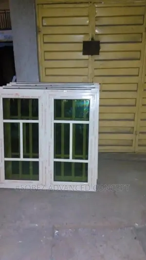 White Casement Aluminum Window