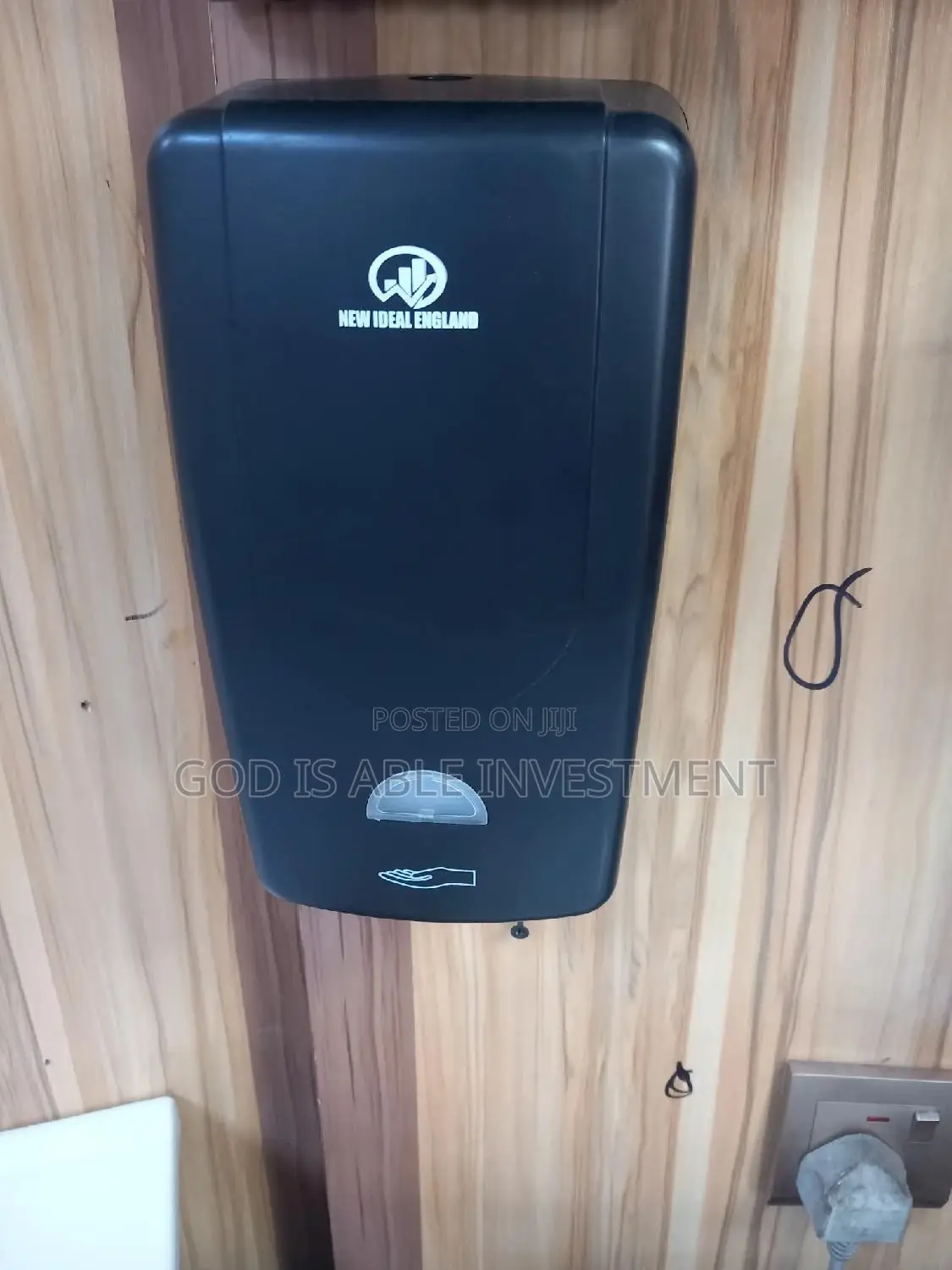New Ideal Black Automatic Soap Dispenser