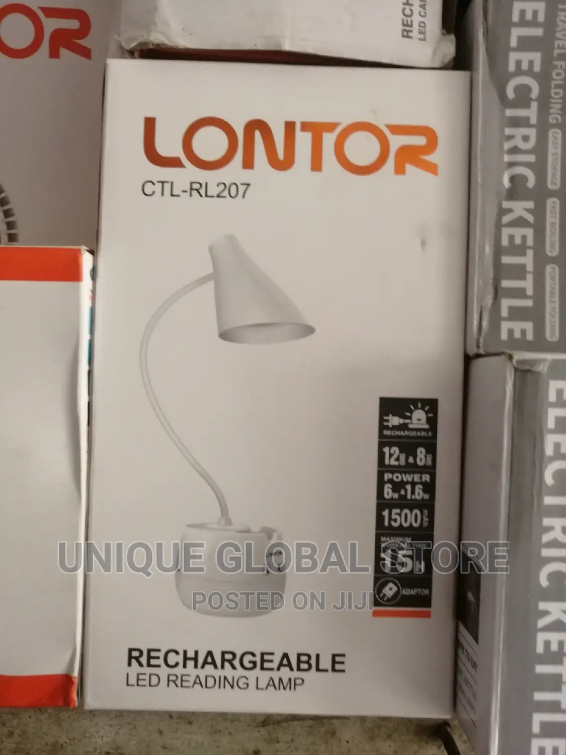 Lontor Rechargeable Led Reading Lamp - 1500mah