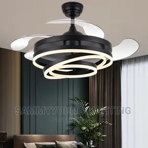 Quality Ceiling Mounted Fan Chandelier Light