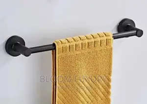 Black Towel Rail