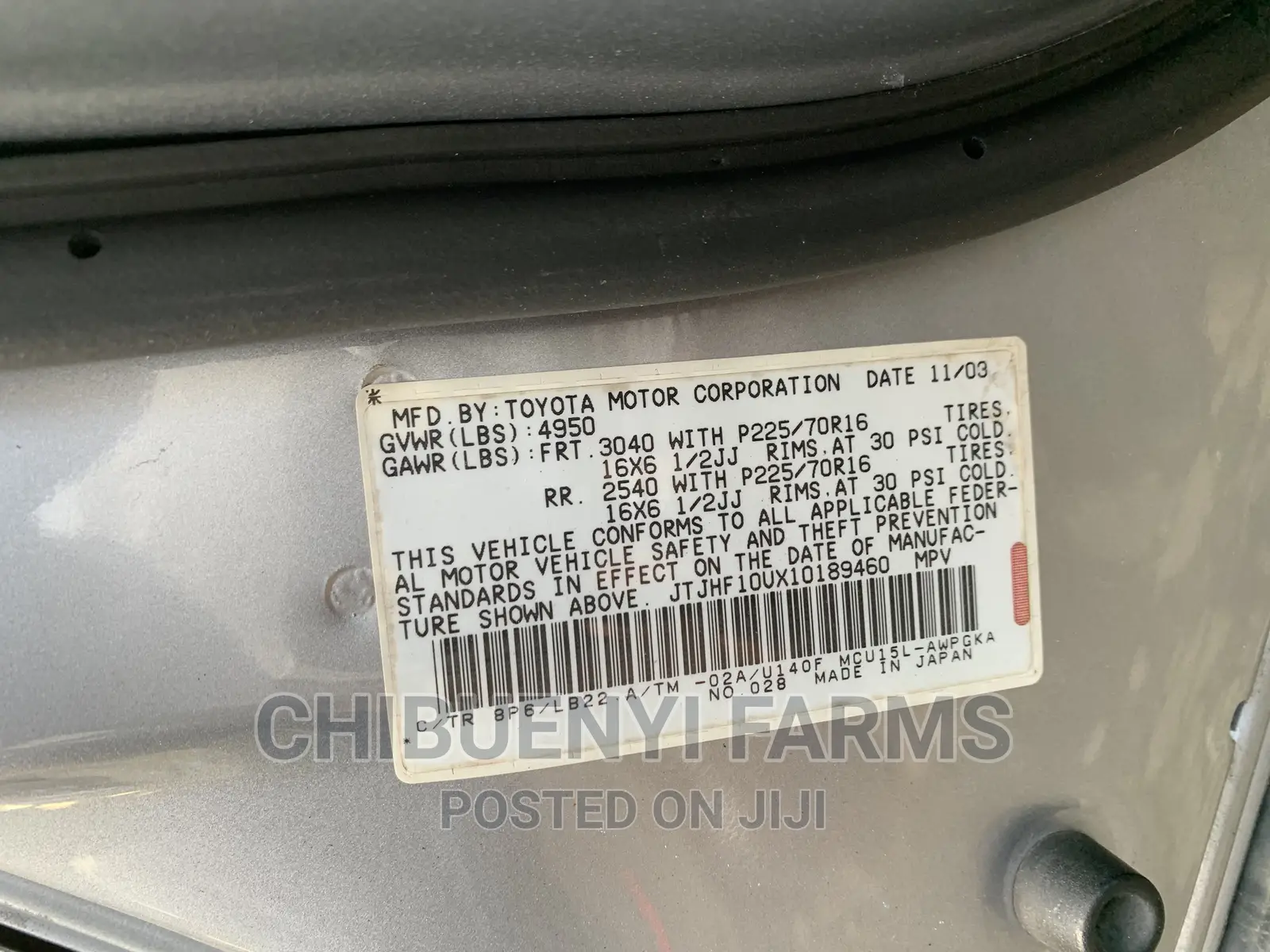 Lexus RX 300 4WD 2004 Silver