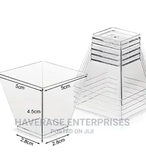 Plastic Dessert Cups for Tasting Party Appetizer 200pcs