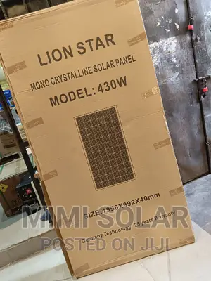 430 Watts Lion Star Mono Panel Available