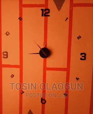 Wall Clock 3d Diy