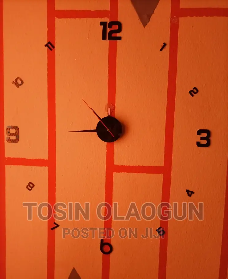 Wall Clock 3d Diy