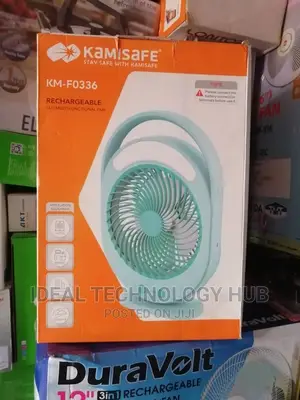 Kamisafe Rechargeable Led Multifunctional Fan Km F0336