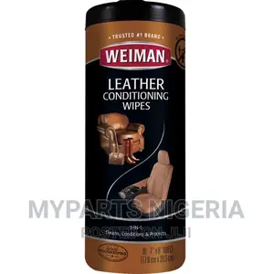 Weiman Leather Cleaner Conditioner Wipes