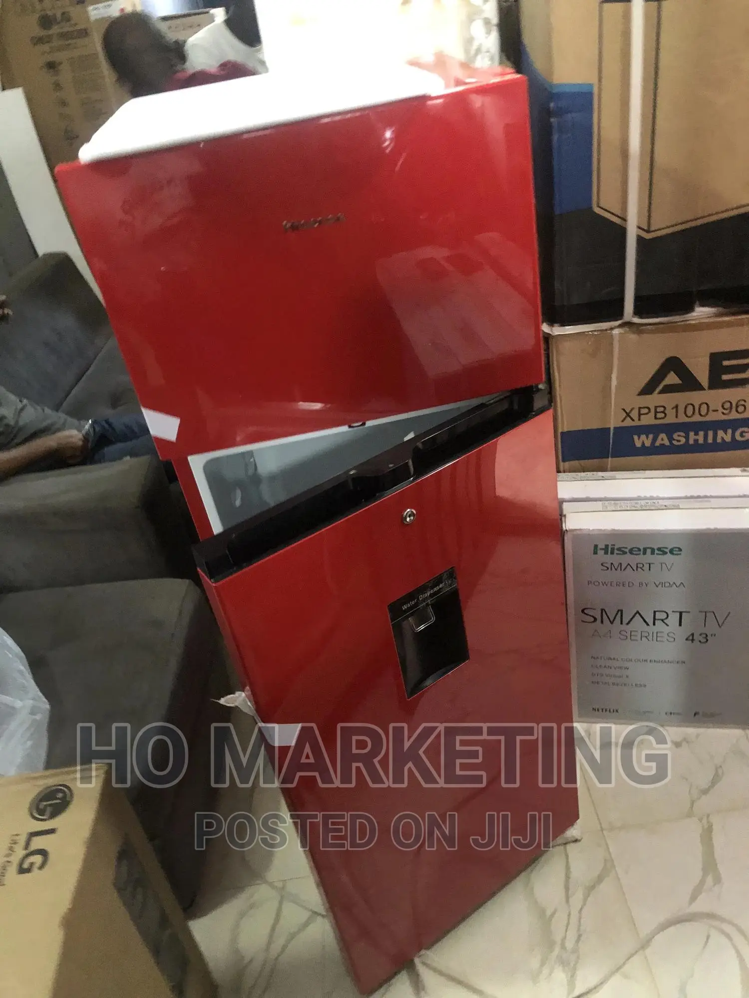 Hisense Refrigerator 204l With Water Dispenser-(Ref205drb)