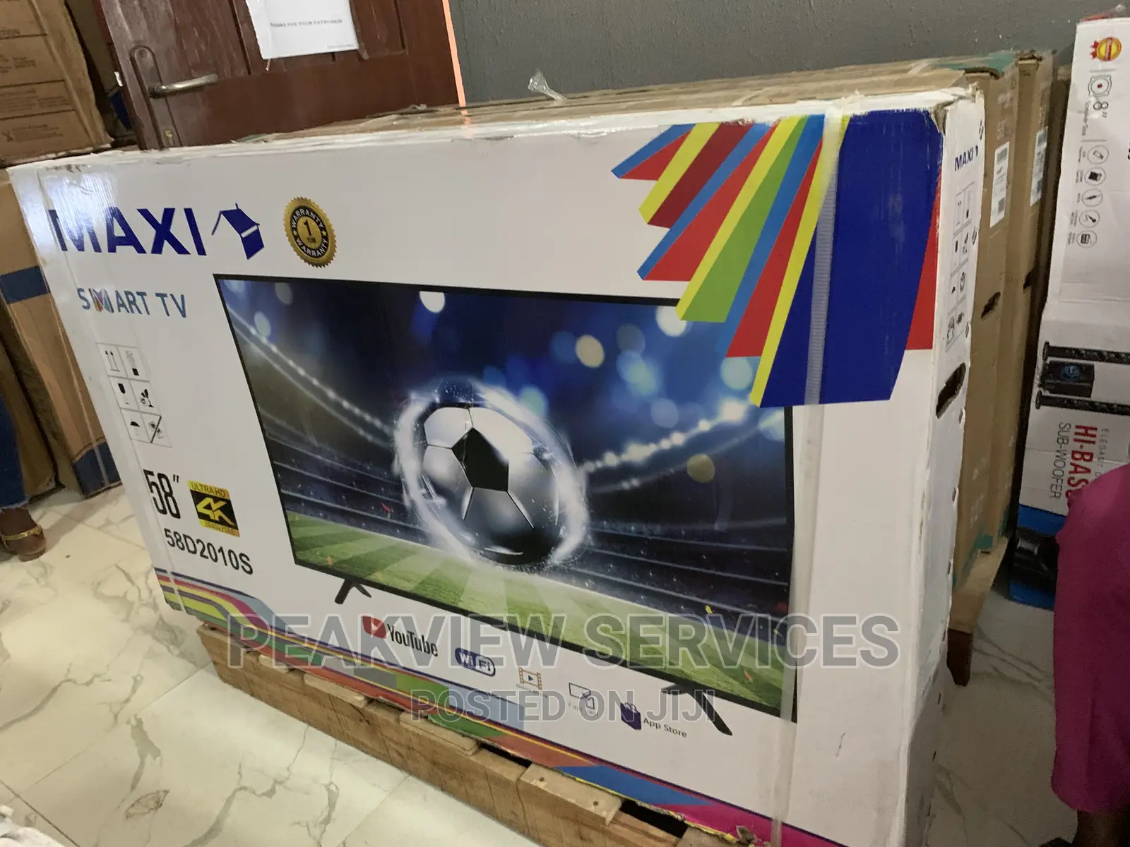 Maxi 58''LED Smart UHD Television With Wifi 58D2010S+USB