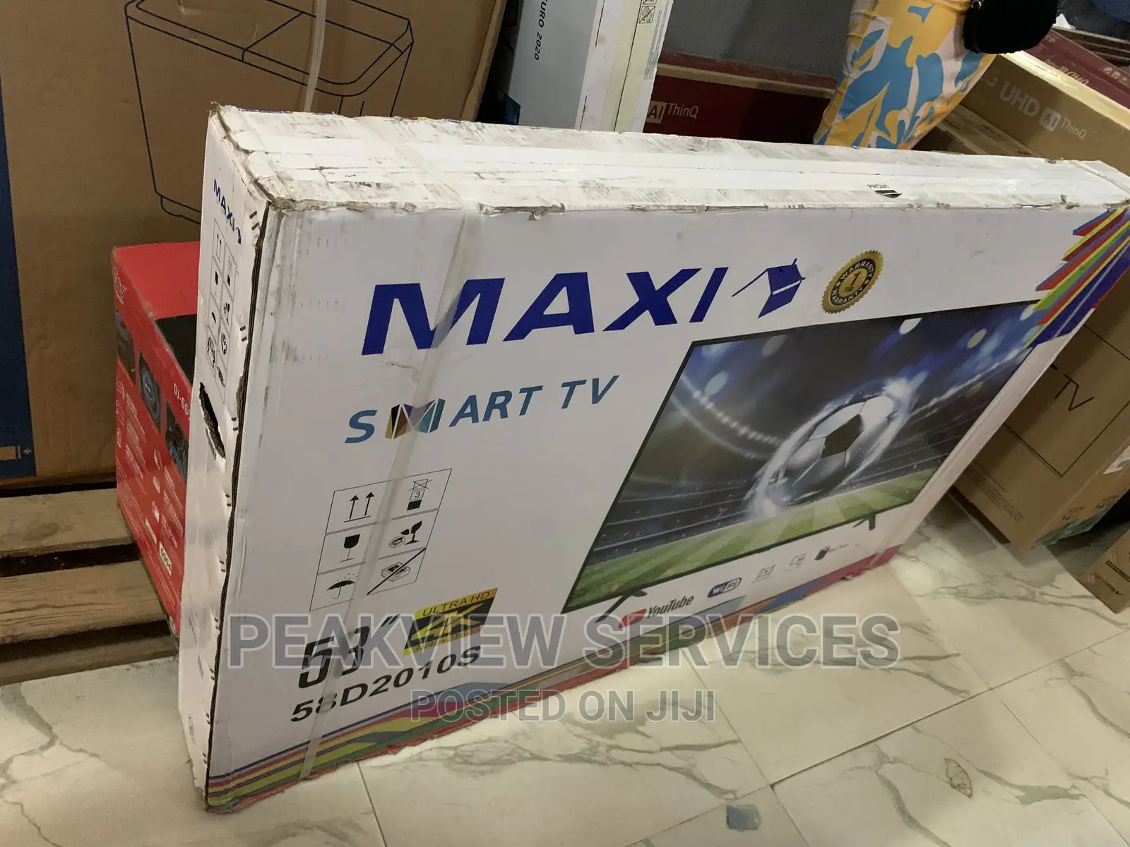 Maxi 58''LED Smart UHD Television With Wifi 58D2010S+USB