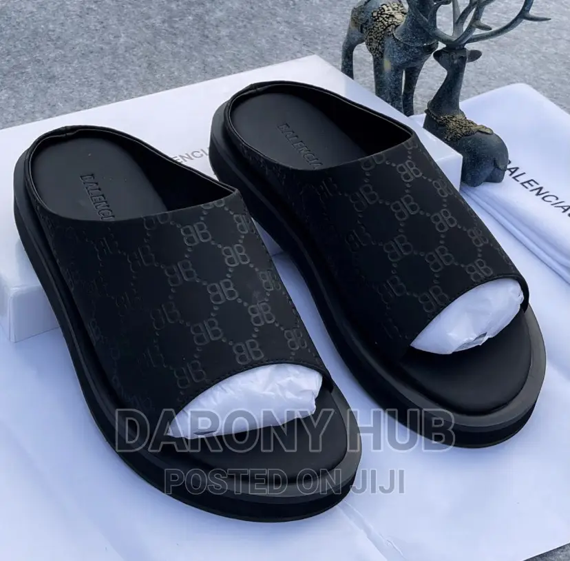 NEW Black Quality BALENCIAGA Slides