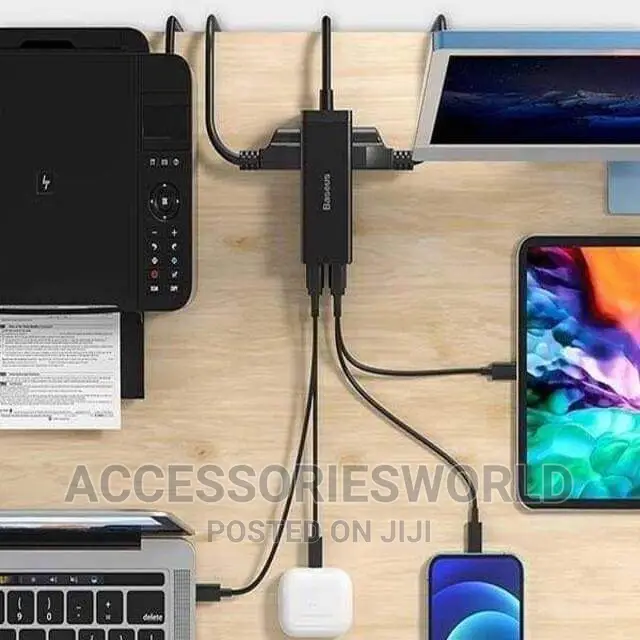Baseus Gan3 Pro Desktop Powerstrip Ac+2u+2c 65w Eu Black