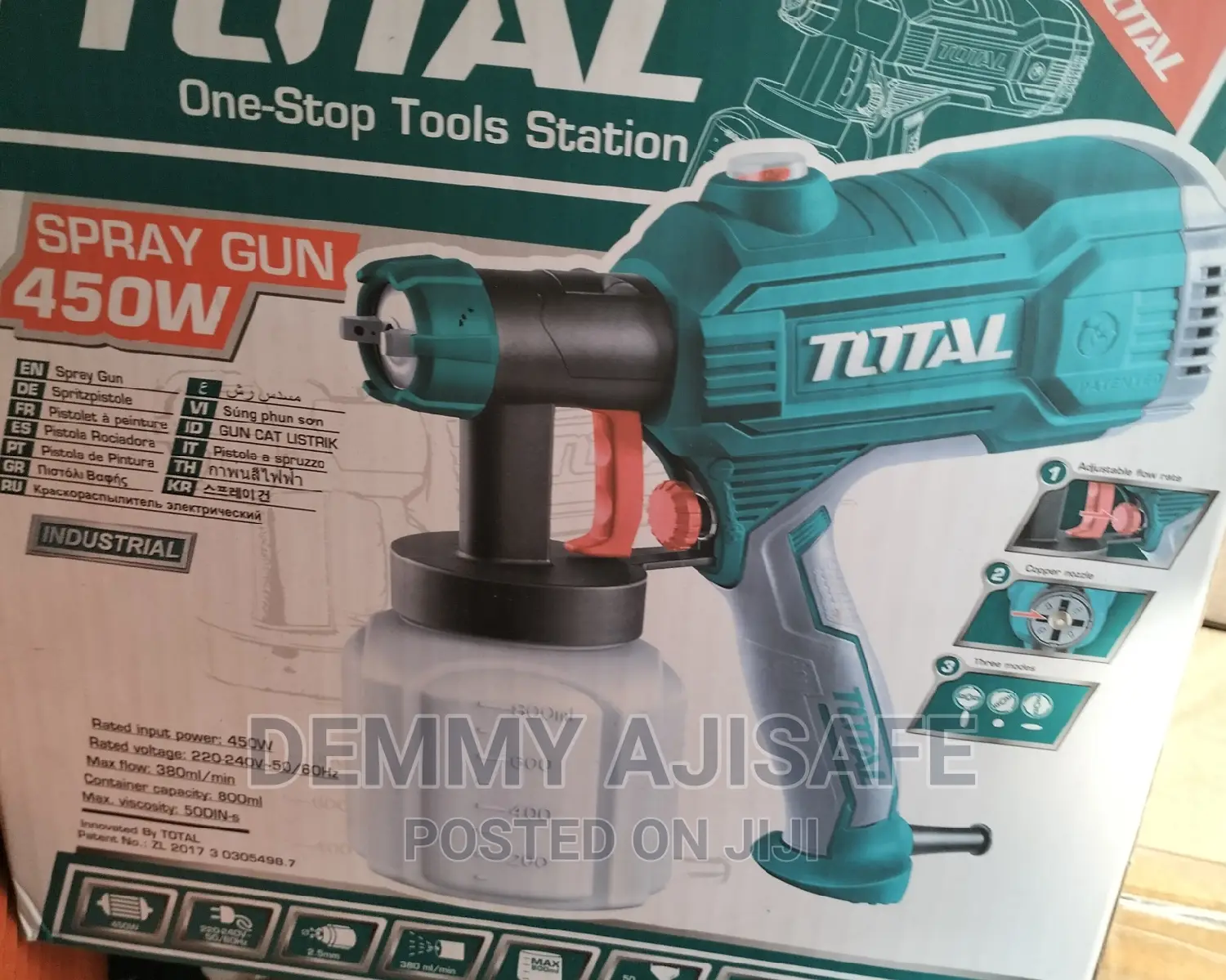 Electric Plug and Spray Mach