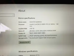 Laptop Dell 4GB Intel Core I5 SSD 128GB