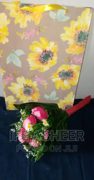 Rose Flower Inside a Fancy Bag for Lovers