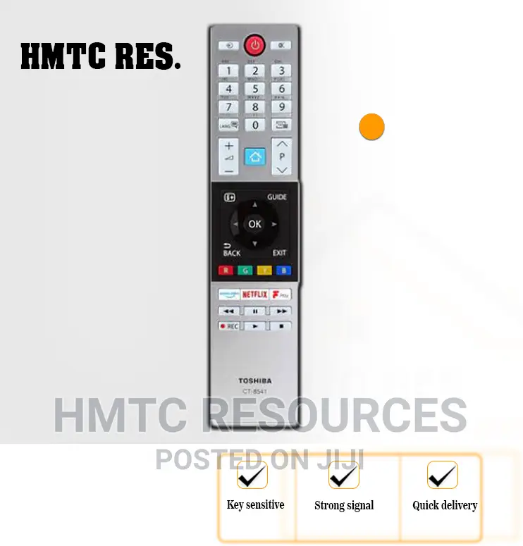 Toshiba Smart Television Remote Control(White)