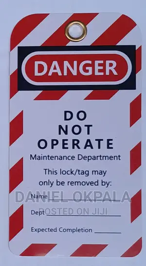 Lockout Tag