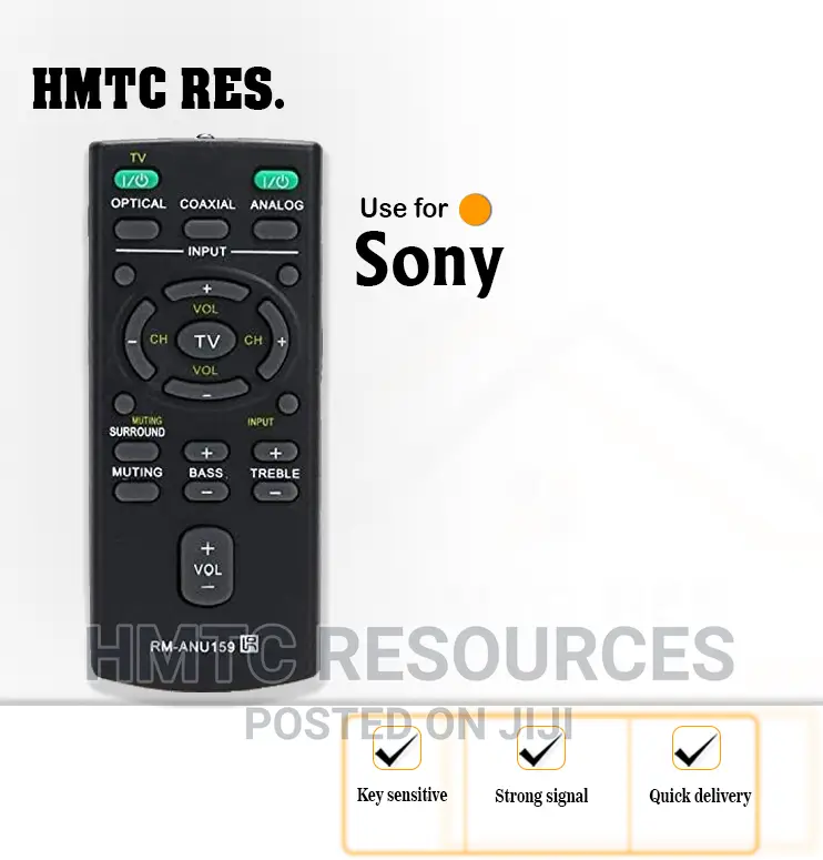 Sony 2.1/5.1 Soundbar Systems Remote Control