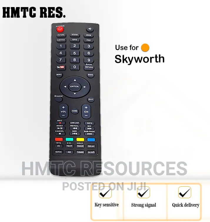 Universal Remote Control for Skyworth Smart Televisions