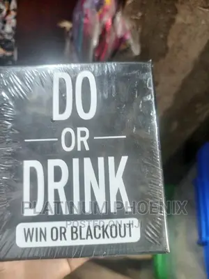 Do or Drink Win or Blackout Game Game Card