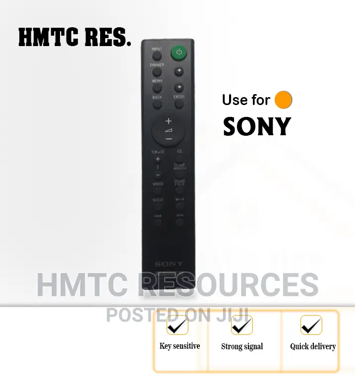 Sony Soundbar Remote Control
