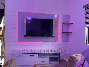 Installing 3d Wall Panel, Wallpaper, Painting, Screeding