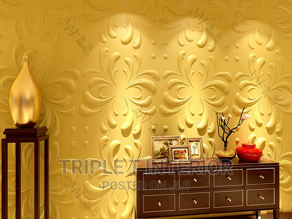 Installing 3d Wall Panel, Wallpaper, Painting, Screeding