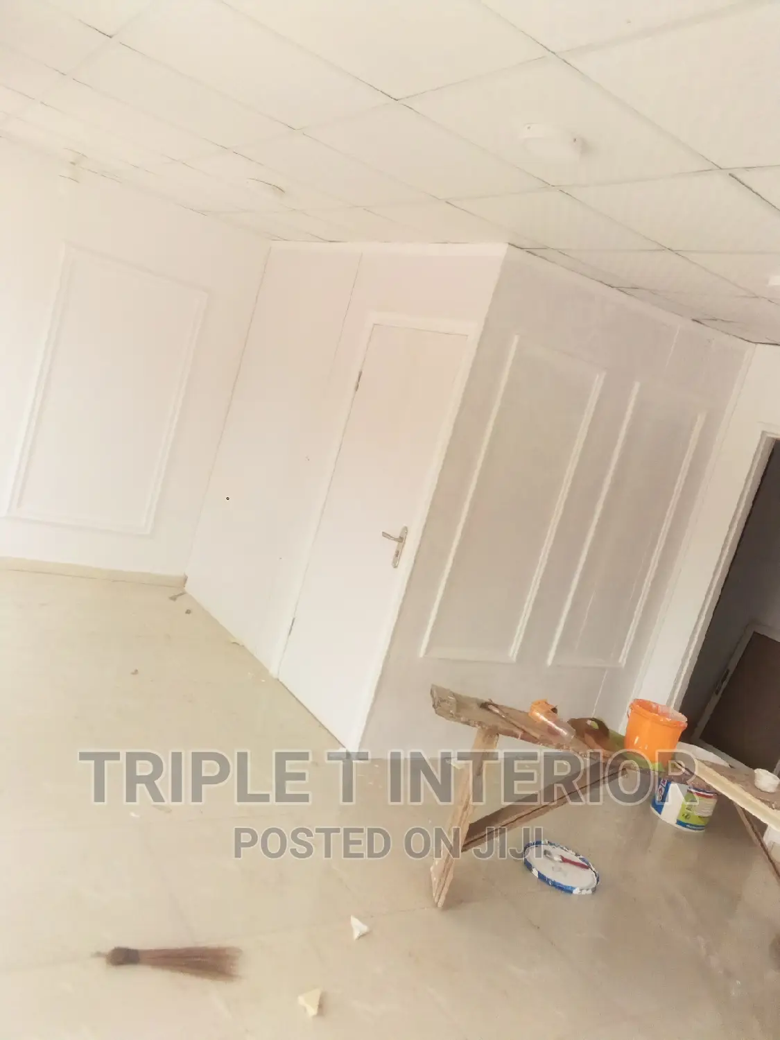 Installing 3d Wall Panel, Wallpaper, Painting, Screeding